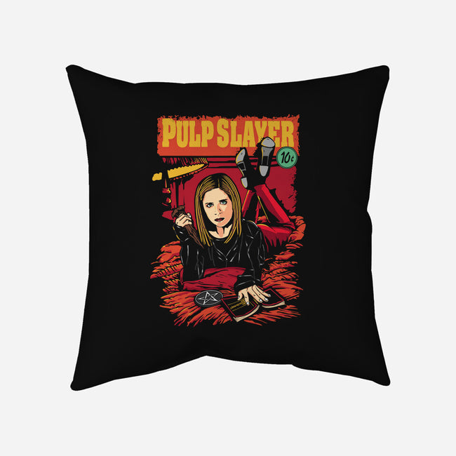 Pulp Slayer-none removable cover w insert throw pillow-dalethesk8er