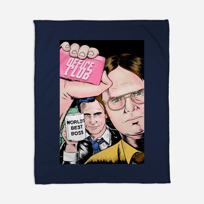 Office Club-none fleece blanket-MarianoSan