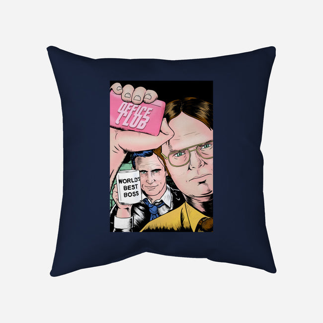 Office Club-none removable cover w insert throw pillow-MarianoSan