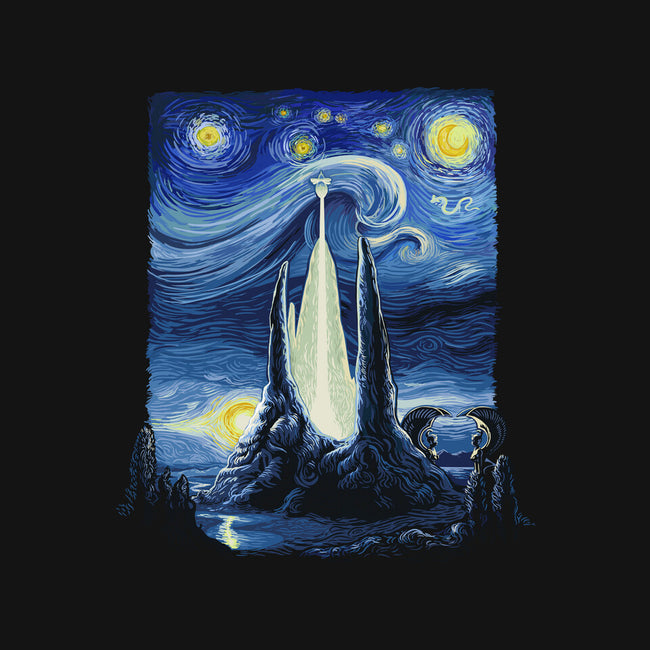 Starry Fantasia-none polyester shower curtain-daobiwan