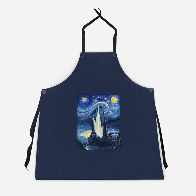 Starry Fantasia-unisex kitchen apron-daobiwan