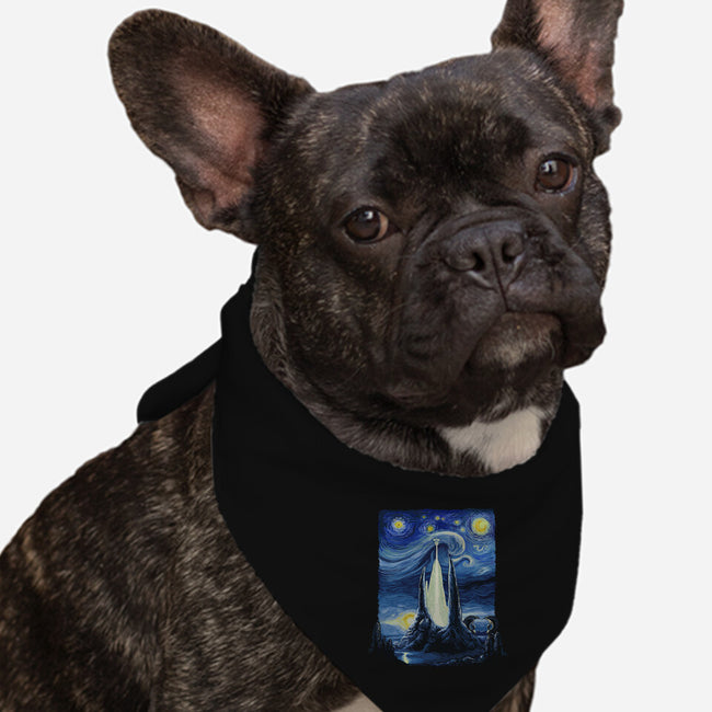 Starry Fantasia-dog bandana pet collar-daobiwan
