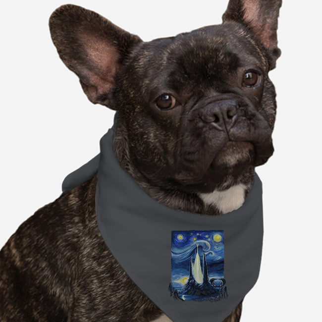 Starry Fantasia-dog bandana pet collar-daobiwan