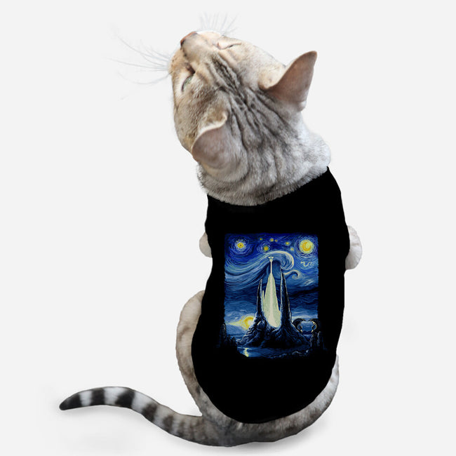 Starry Fantasia-cat basic pet tank-daobiwan