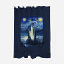 Starry Fantasia-none polyester shower curtain-daobiwan