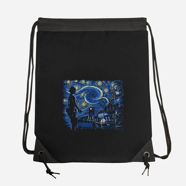 Starry Evil-none drawstring bag-ddjvigo