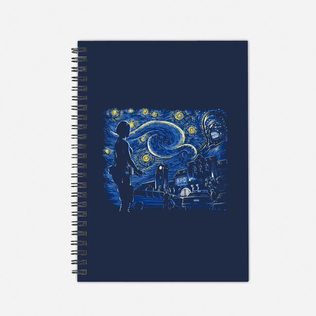 Starry Evil-none dot grid notebook-ddjvigo