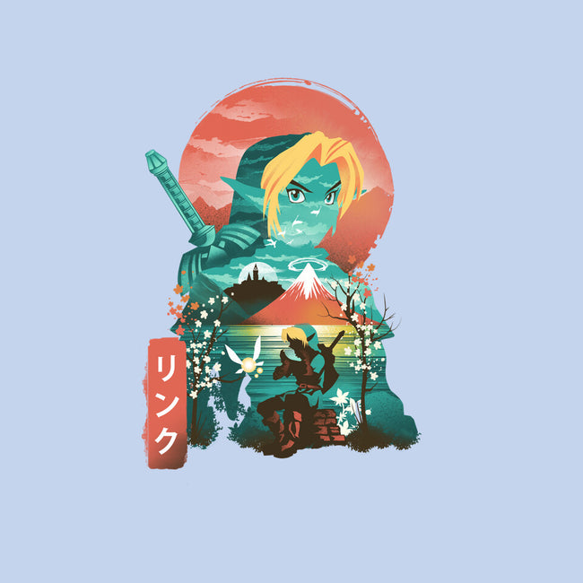 Ukiyo-E Hyrule Hero-none drawstring bag-dandingeroz