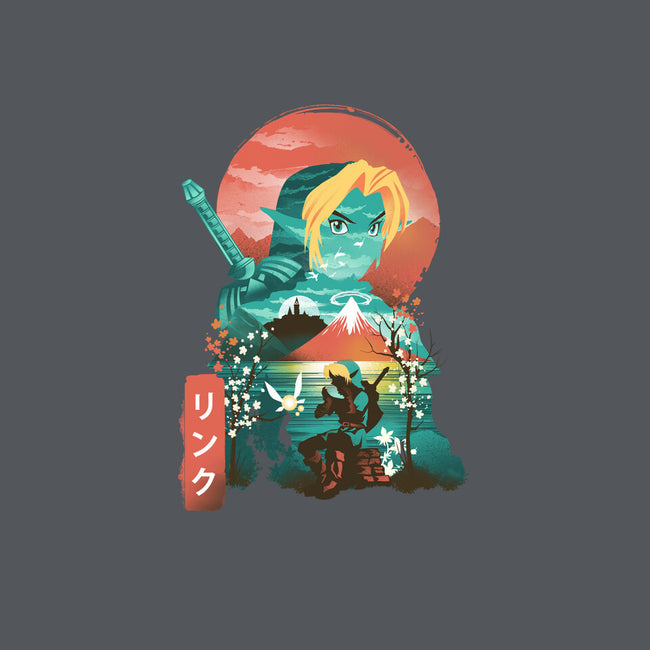 Ukiyo-E Hyrule Hero-youth crew neck sweatshirt-dandingeroz