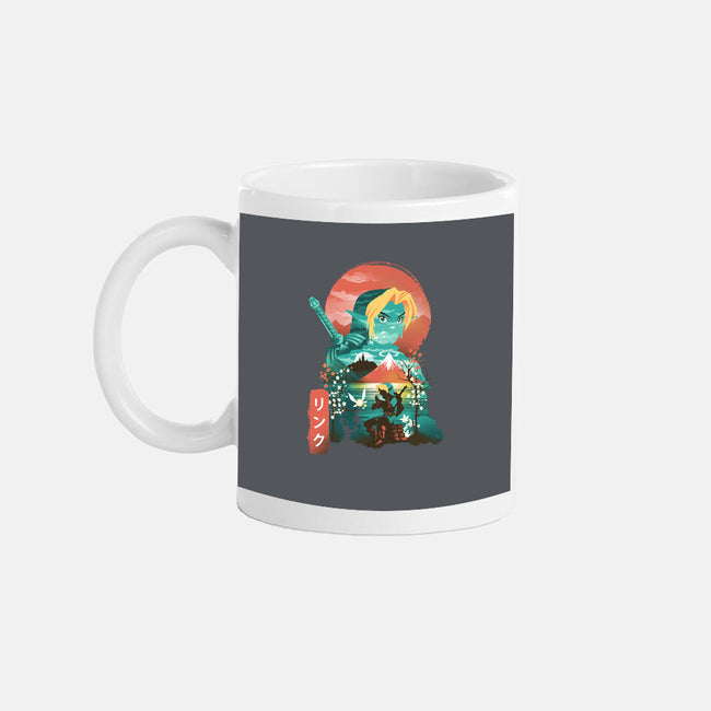 Ukiyo-E Hyrule Hero-none glossy mug-dandingeroz