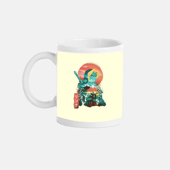 Ukiyo-E Hyrule Hero-none glossy mug-dandingeroz