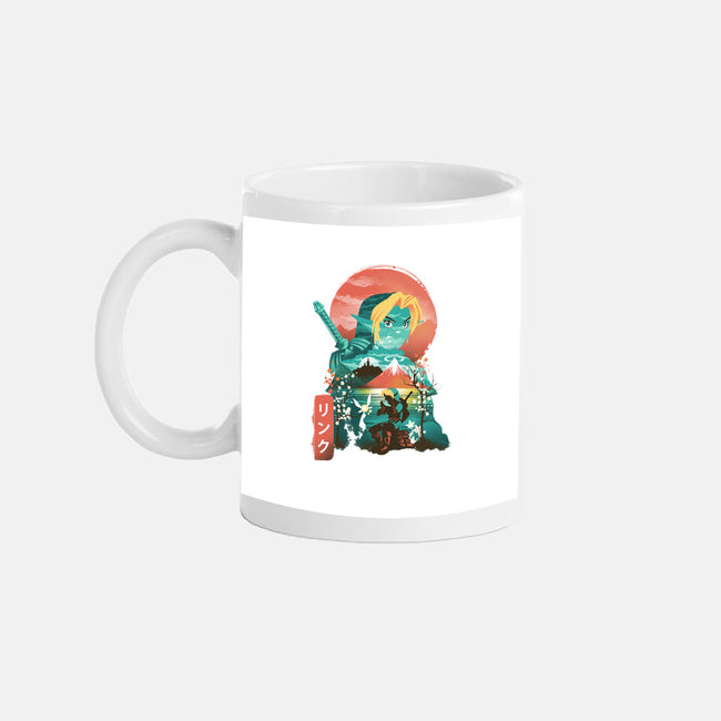 Ukiyo-E Hyrule Hero-none glossy mug-dandingeroz