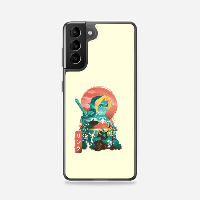 Ukiyo-E Hyrule Hero-samsung snap phone case-dandingeroz