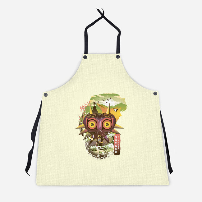 Ukiyo-E Majora-unisex kitchen apron-dandingeroz