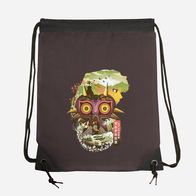 Ukiyo-E Majora-none drawstring bag-dandingeroz