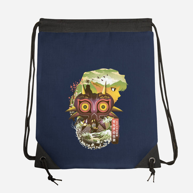 Ukiyo-E Majora-none drawstring bag-dandingeroz