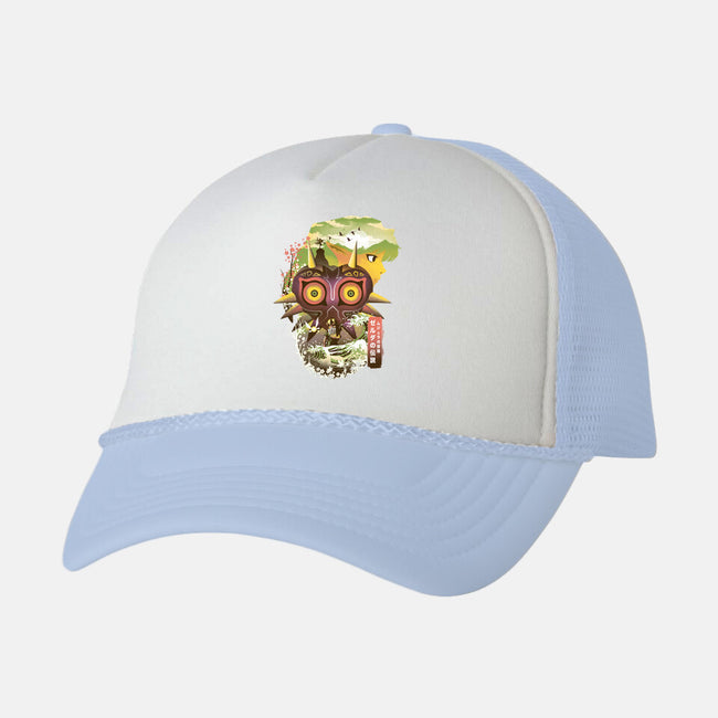 Ukiyo-E Majora-unisex trucker hat-dandingeroz