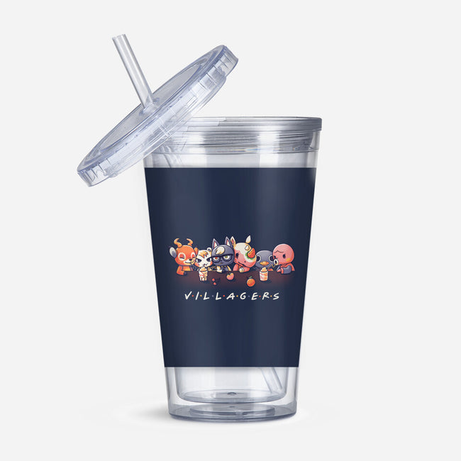 Villagers-none acrylic tumbler drinkware-Geekydog