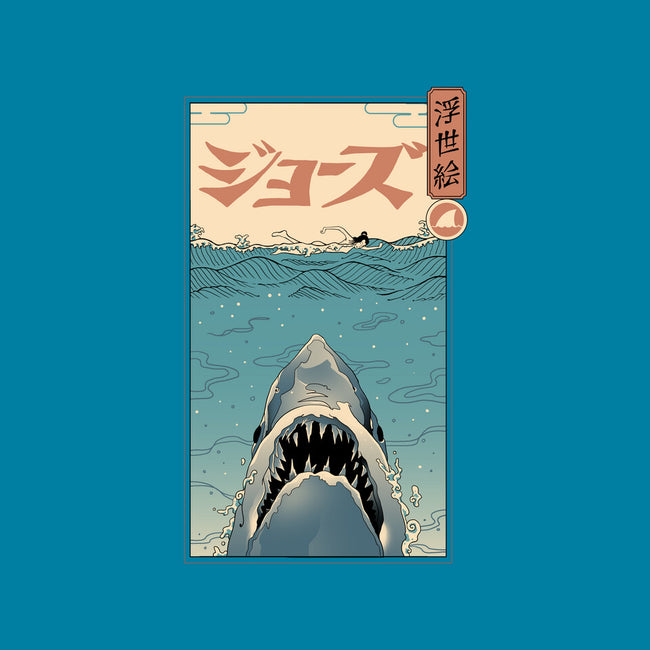 Shark Ukiyo-E-none drawstring bag-vp021