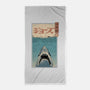 Shark Ukiyo-E-none beach towel-vp021