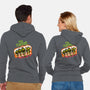 The Ninja Warriors-unisex zip-up sweatshirt-zascanauta