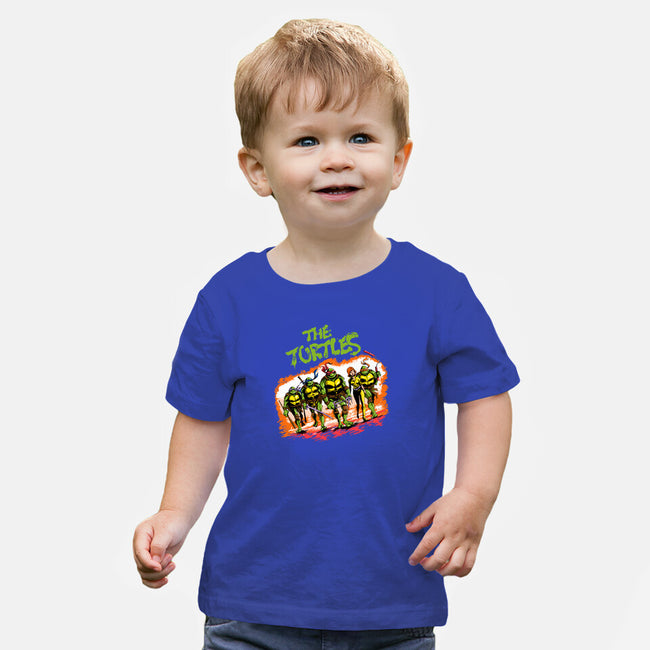 The Ninja Warriors-baby basic tee-zascanauta