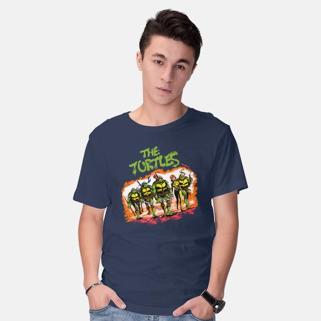 The Ninja Warriors-mens basic tee-zascanauta