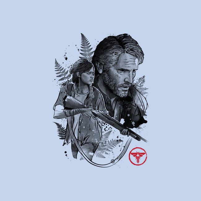 Joel and Ellie-womens fitted tee-DrMonekers