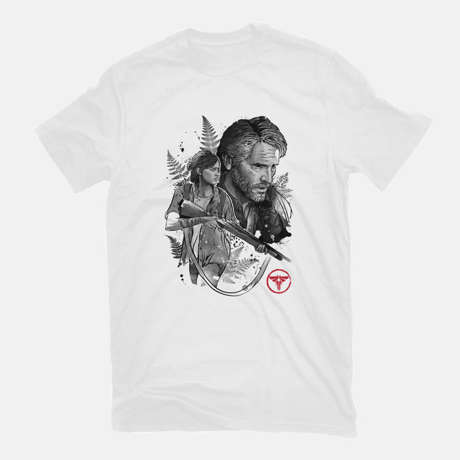 Joel and Ellie-unisex crew neck sweatshirt-DrMonekers