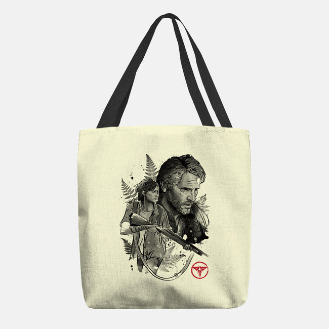 Joel and Ellie-none basic tote-DrMonekers