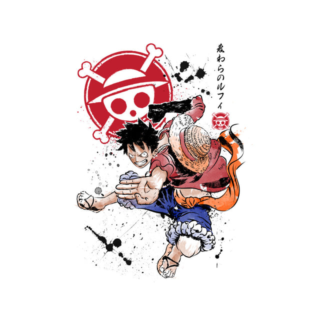 Straw Hat Captain-womens v-neck tee-DrMonekers