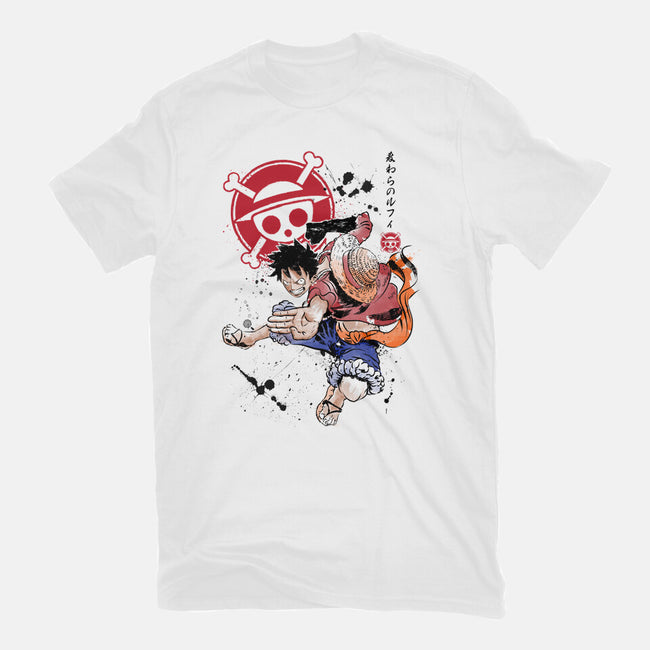Straw Hat Captain-youth basic tee-DrMonekers
