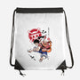 Straw Hat Captain-none drawstring bag-DrMonekers