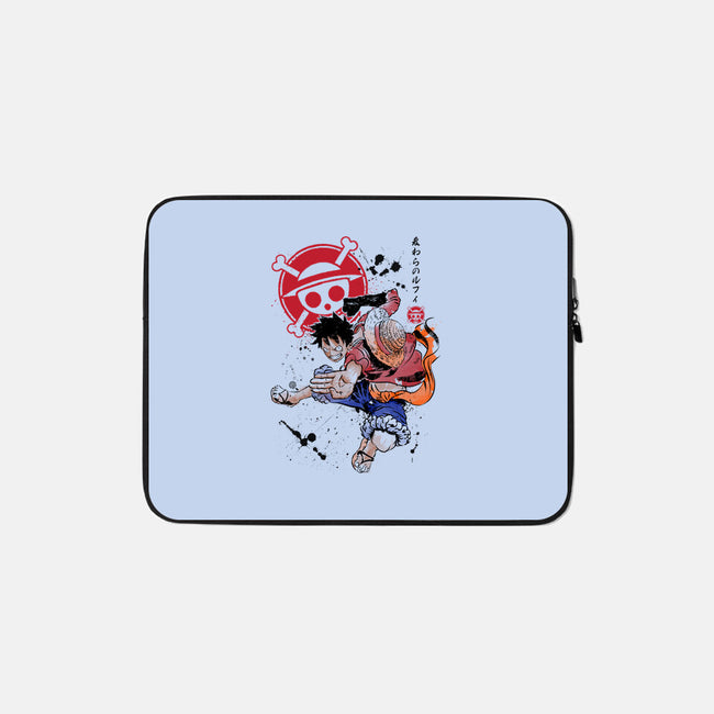 Straw Hat Captain-none zippered laptop sleeve-DrMonekers
