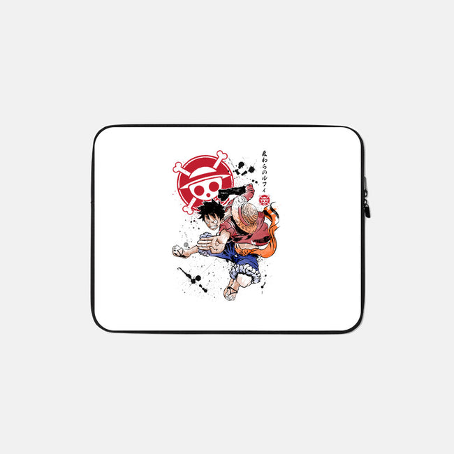 Straw Hat Captain-none zippered laptop sleeve-DrMonekers