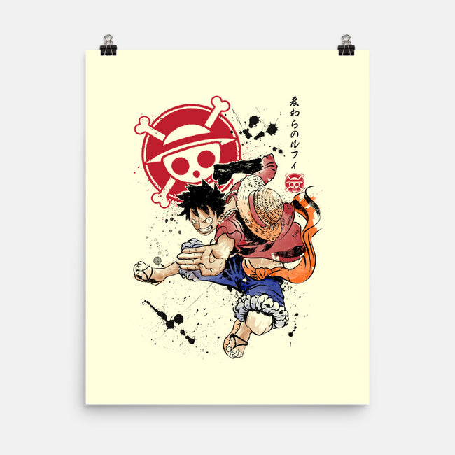 Straw Hat Captain-none matte poster-DrMonekers