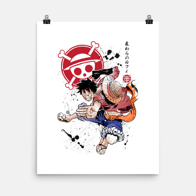 Straw Hat Captain-none matte poster-DrMonekers