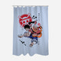 Straw Hat Captain-none polyester shower curtain-DrMonekers