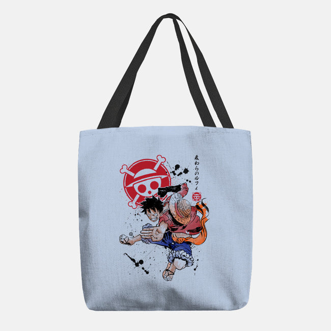 Straw Hat Captain-none basic tote-DrMonekers