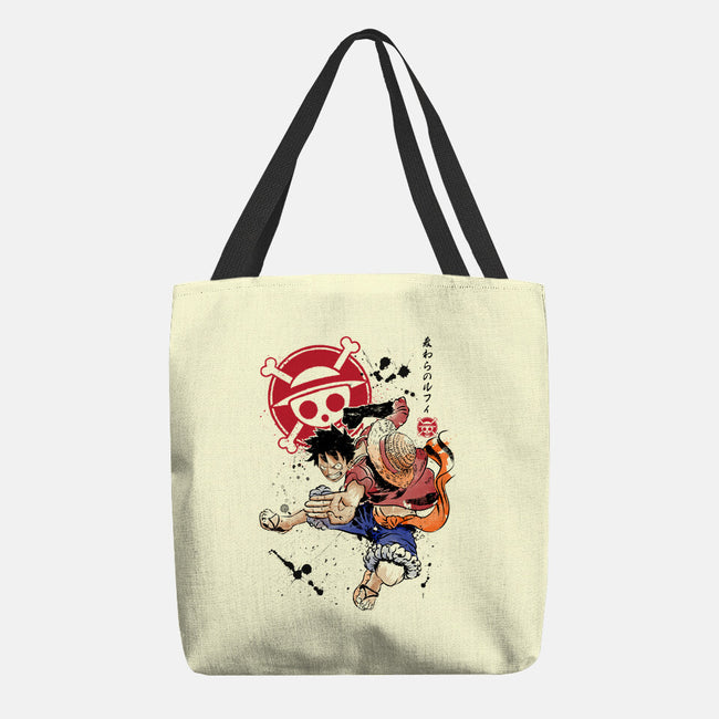 Straw Hat Captain-none basic tote-DrMonekers