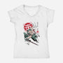 Pirate Hunter-womens v-neck tee-DrMonekers