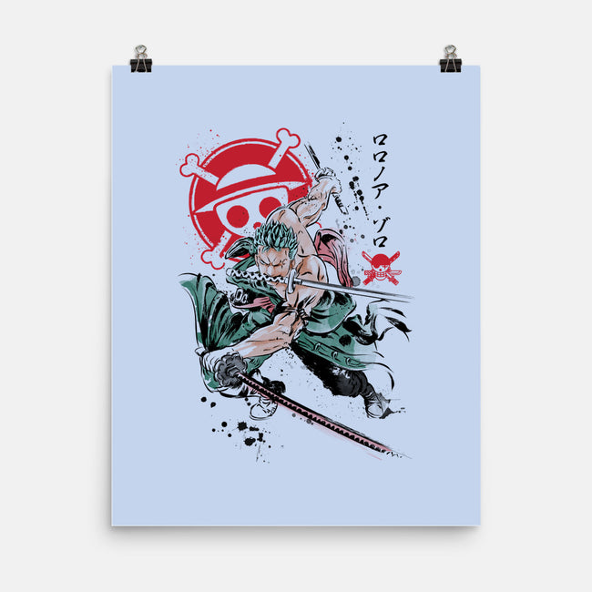 Pirate Hunter-none matte poster-DrMonekers