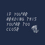 Too Close-none removable cover w insert throw pillow-TeeFury