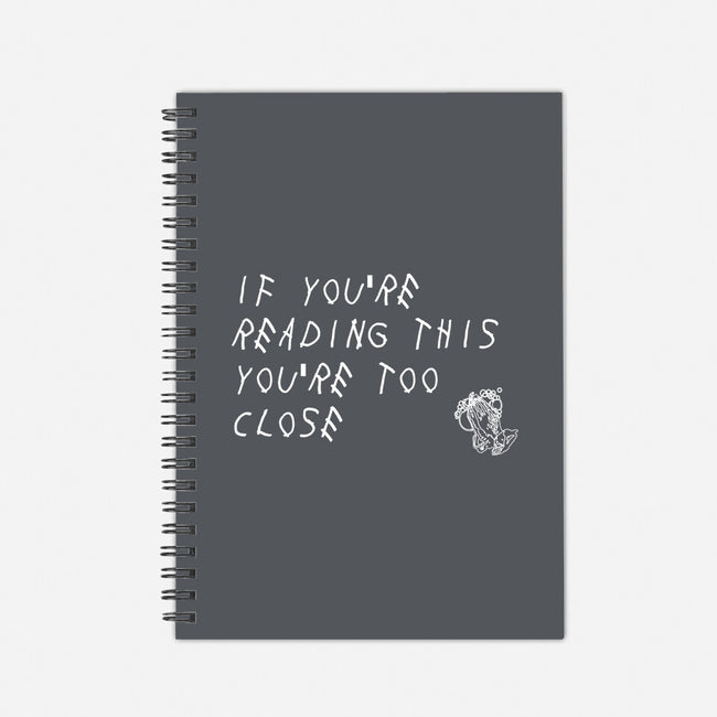 Too Close-none dot grid notebook-TeeFury