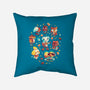 Tarantula Island-none removable cover w insert throw pillow-Geekydog