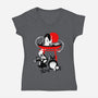 Japanese Creatures-womens v-neck tee-leo_queval
