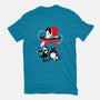 Japanese Creatures-womens fitted tee-leo_queval