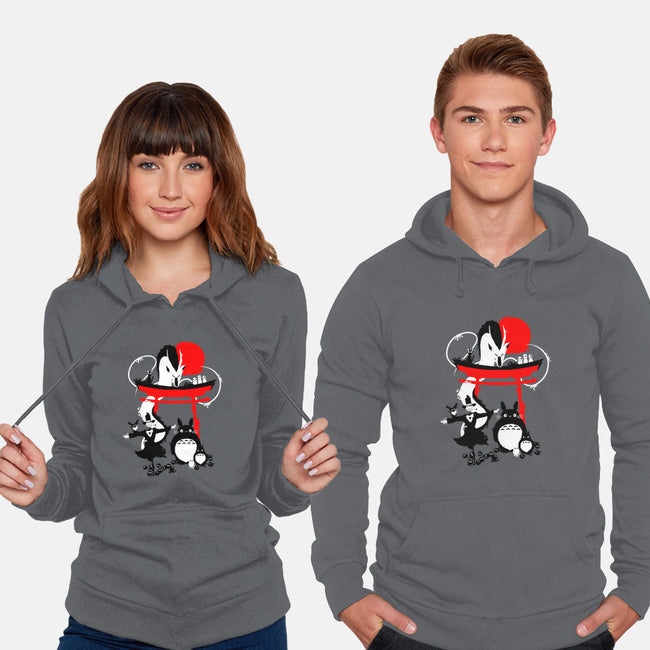 Japanese Creatures-unisex pullover sweatshirt-leo_queval