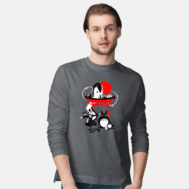 Japanese Creatures-mens long sleeved tee-leo_queval