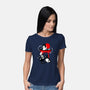 Japanese Creatures-womens basic tee-leo_queval